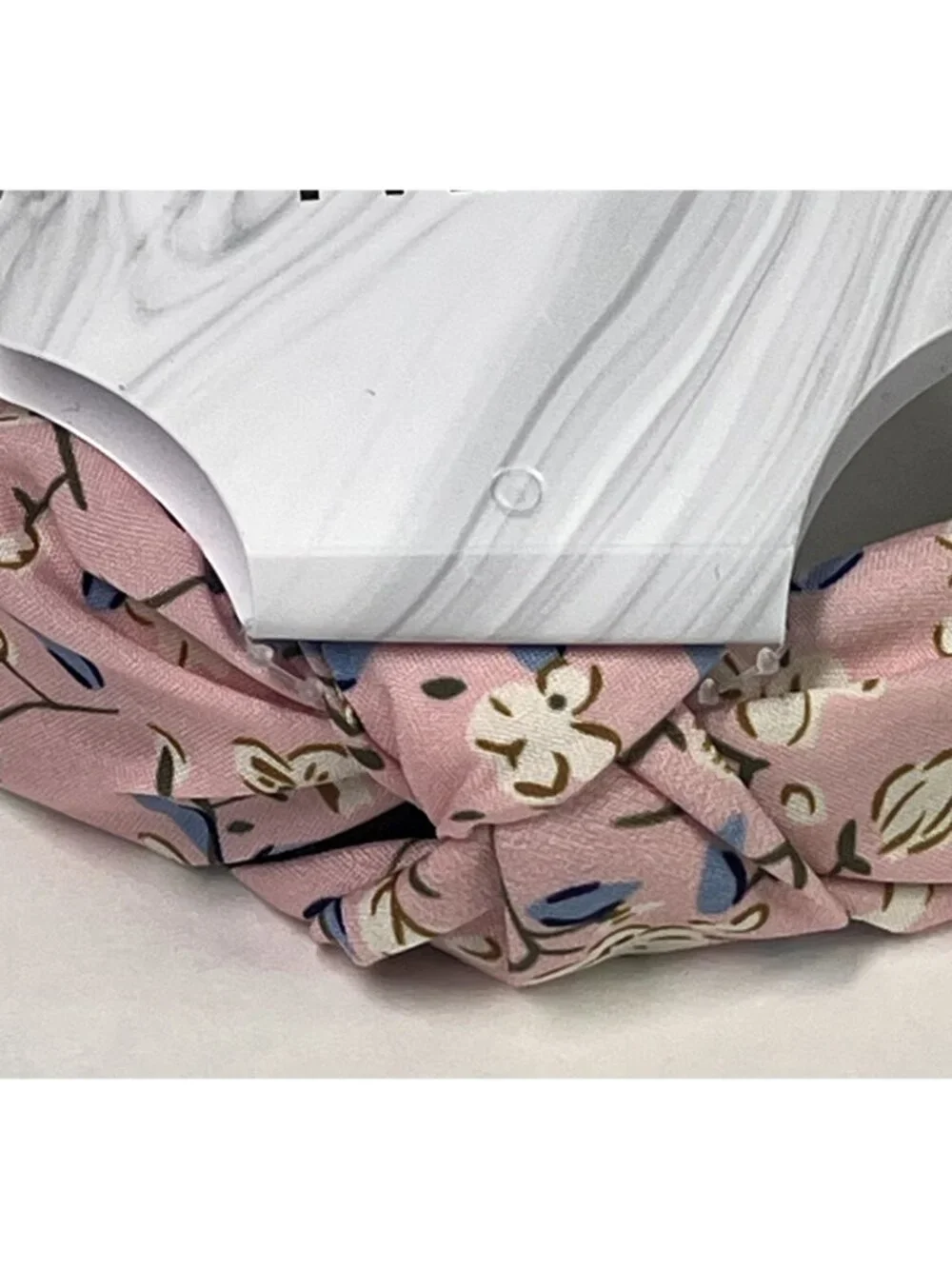 Madison Tyler Pink Floral Headband Womens Girls Fabric Hair Accessory NWT